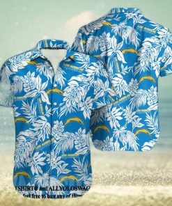 Los Angeles Chargers NFL Classic Hawaiian Button Shirt