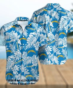 Los Angeles Chargers NFL Classic Hawaiian Button Shirt