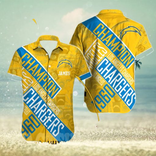 Los Angeles Chargers NFL For Fan 3D Hawaiian Shirt