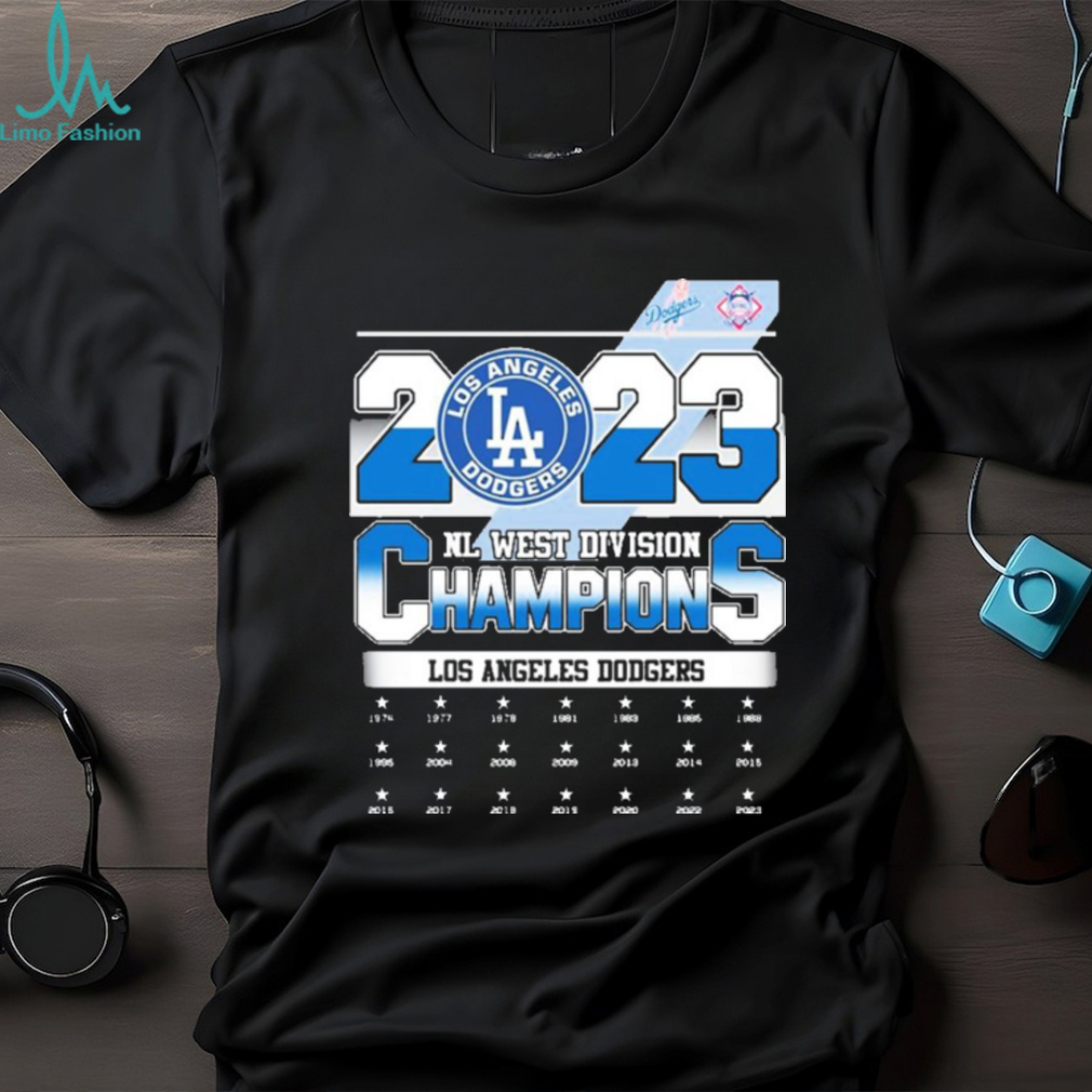 Los Angeles Dodgers 21 Time NL West Division Champions Shirt