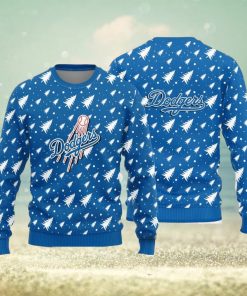 Los Angeles Dodgers Ugly Christmas Sweater Pattern Hawaiian Shirt