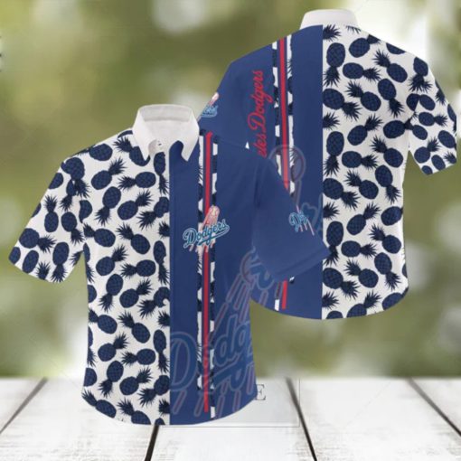 Los Angeles Dodgers Pineapple MLB Hawaiian Shirt For Men And Women Gift For Fans