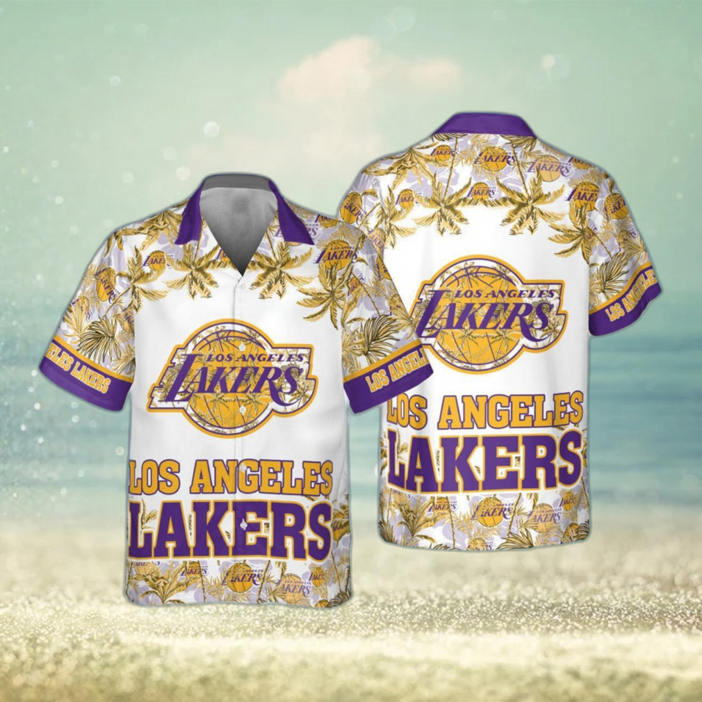 Los Angeles Lakers Vintage Hawaiian Shirt For Men And Women Gift Beach -  Limotees