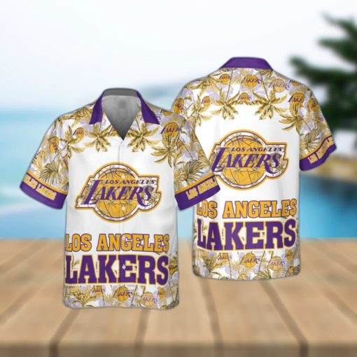 Los Angeles Lakers Vintage Hawaiian Shirt For Men And Women Gift Beach