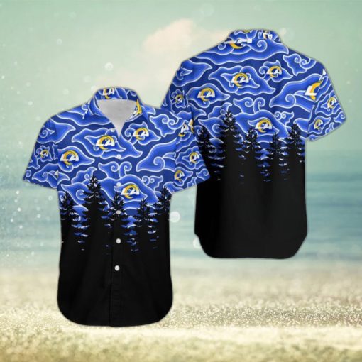 Los Angeles Rams Ninja Cloud Blackest Hawaiian Shirt Holiday Gift For Halloween