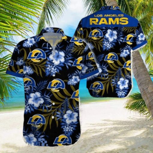 Los Angeles Rams Sport Hawaiian Shirt NFL Teams Black Gift For Men And Women