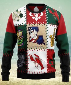 Louisiana Famous Things Ugly Christmas Sweater Thankgiving Gift Men Women