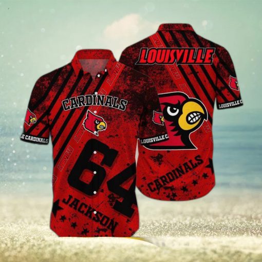 Louisville Cardinals Personalized Leobees Trending Hawaiian Shirt