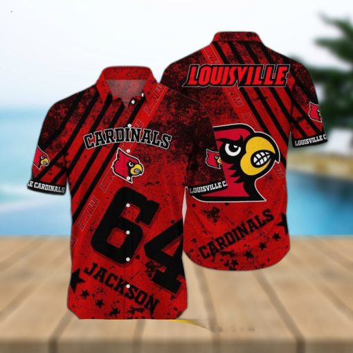 Louisville Cardinals Personalized Leobees Trending Hawaiian Shirt