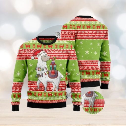 Love Llama Men And Women Christmas Gift 3D Ugly Christmas Sweater