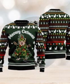 Love Meowy Catmas Men And Women Christmas Gift 3D Ugly Christmas Sweater