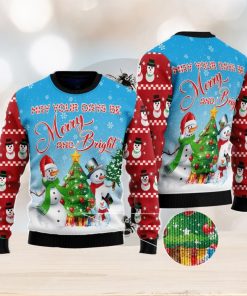 Love Snowman Ugly Christmas Sweater Family Noel Gift