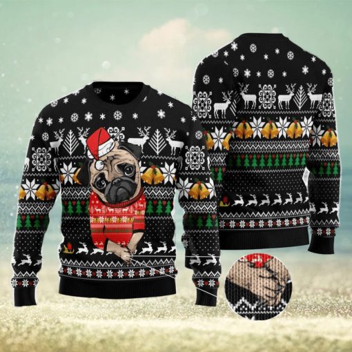 Lovely Pug Ugly Christmas Sweater Family Noel Gift