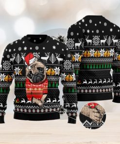 Lovely Pug Ugly Christmas Sweater Family Noel Gift