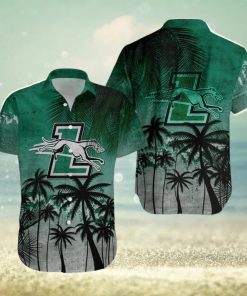 Loyola Maryland Greyhounds Hawaiian Shirt Summer Gift Coconut Tree Tropical Grunge Pattern For NCAA Fans