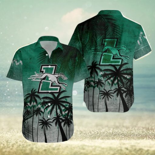 Loyola Maryland Greyhounds Hawaiian Shirt Summer Gift Coconut Tree Tropical Grunge Pattern For NCAA Fans