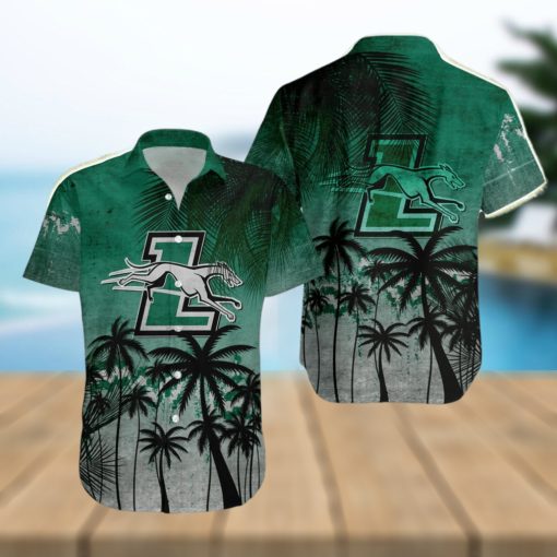 Loyola Maryland Greyhounds Hawaiian Shirt Summer Gift Coconut Tree Tropical Grunge Pattern For NCAA Fans