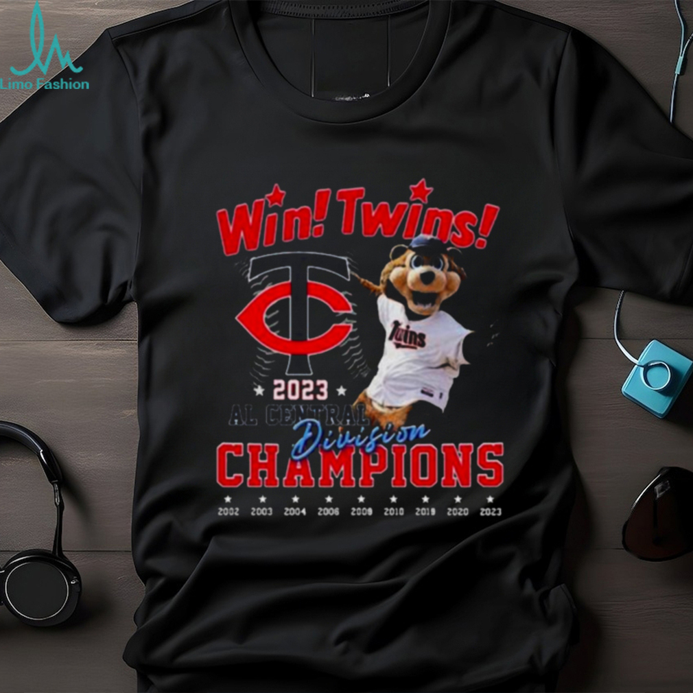 Official wins Minnesota Twins 2023 AL Central Division Champions T shirt -  Limotees