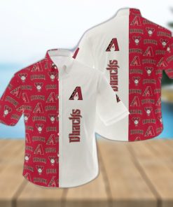 MLB Arizona Diamondbacks Logo Hot Hawaiian Shirt Gift For Men And Women Color White