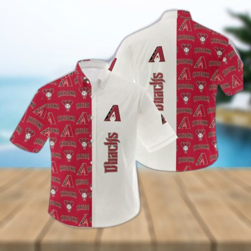 MLB Arizona Diamondbacks Logo Hot Hawaiian Shirt Gift For Men And Women Color White