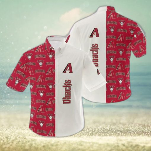 MLB Arizona Diamondbacks Logo Hot Hawaiian Shirt Gift For Men And Women Color White