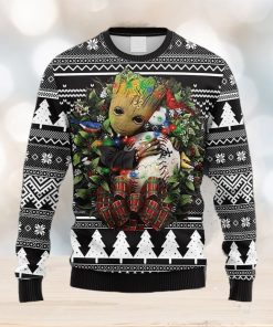 MLB Chicago White Sox Groot Hug Christmas Ugly 3D Sweater For Men And Women Gift Ugly Christmas