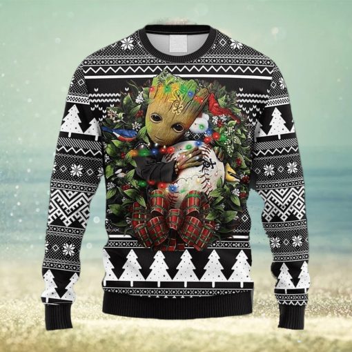 MLB Chicago White Sox Groot Hug Christmas Ugly 3D Sweater For Men And Women Gift Ugly Christmas