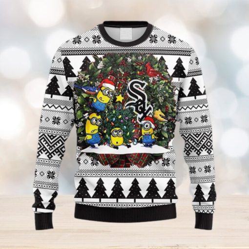 MLB Chicago White Sox Minion Christmas Ugly 3D Sweater For Men And Women Gift Ugly Christmas