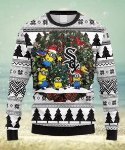 MLB Chicago White Sox Minion Christmas Ugly 3D Sweater For Men And Women Gift Ugly Christmas