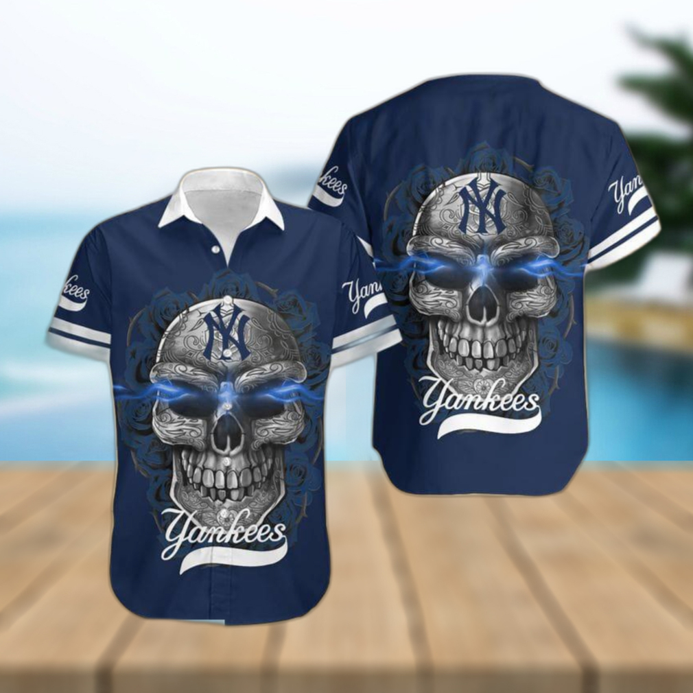 New York Yankees Grateful Dead Hawaiian T-shirt