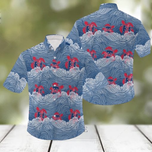 MLB Philadelphia Phillies Hawaiian Shirt Holiday Pattern Logo Gift For Men And Women