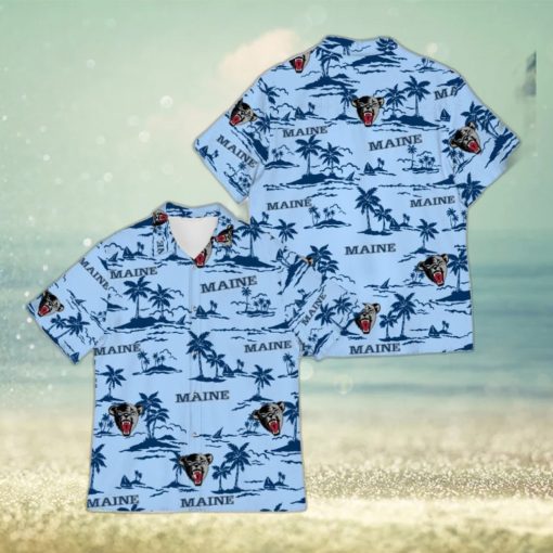 Maine Black Bears Halloween Hawaiian Shirt For Men And Women Gift Beach