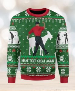 Make Tiger Great Again Ugly Sweater Christmas Party