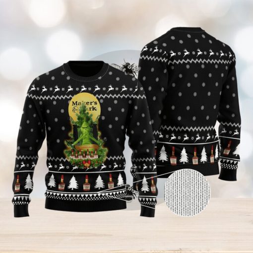 Maker’S Mark Grinch Snow Ugly Christmas Sweater For Men And Women Gift