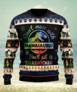 Mamasaurus Christmas Ugly Sweater Party