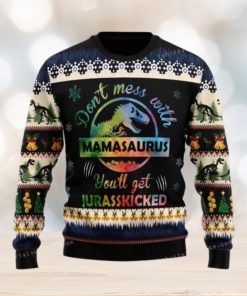 Mamasaurus Christmas Ugly Sweater Party