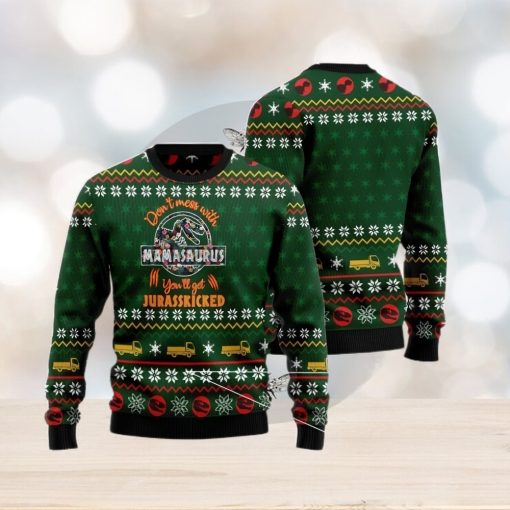 Mamasaurus Men And Women Christmas Gift 3D Ugly Christmas Sweater