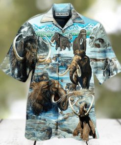 Mammoth Animals Back To Time Mammoth Alive Hawaiian Shirt