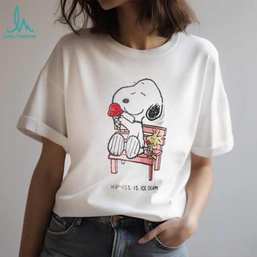 Mango Kids Polera Estampada Snoopy Bebé Niña