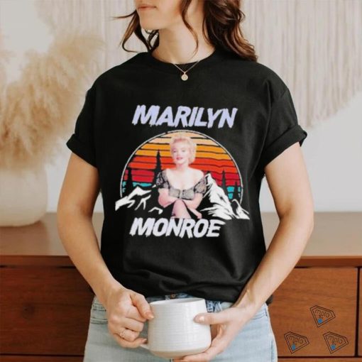 Marilyn monroe american singer actor vintage sunset shirt