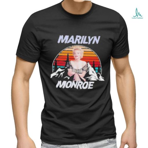 Marilyn monroe american singer actor vintage sunset shirt