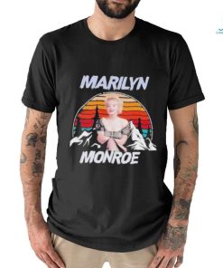 Marilyn monroe american singer actor vintage sunset shirt
