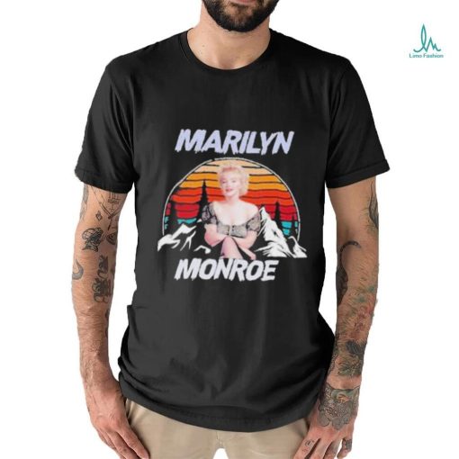 Marilyn monroe american singer actor vintage sunset shirt
