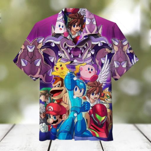 Mario Pokemon Zelda Hawaiian Shirt Thoughtful Personalized Gift For The Whole Family