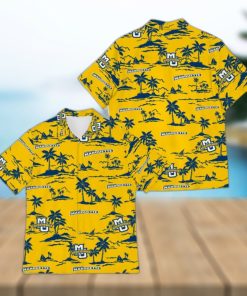 Marquette Golden Eagles Halloween Hawaiian Shirt For Men And Women Gift Beach