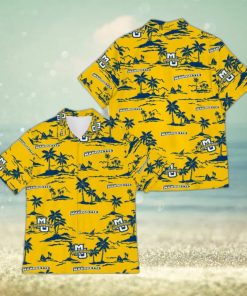 Marquette Golden Eagles Halloween Hawaiian Shirt For Men And Women Gift Beach