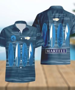 Martell Cognac Surfboard Funny Summer Beach Hawaiian Shirt And Shorts