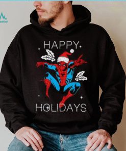 Marvel Spider Shirt, Man Happy Holidays Santa Christmas T Shirt