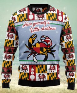 Maryland Symbols Ugly Christmas Sweater Thankgiving Gift Men Women