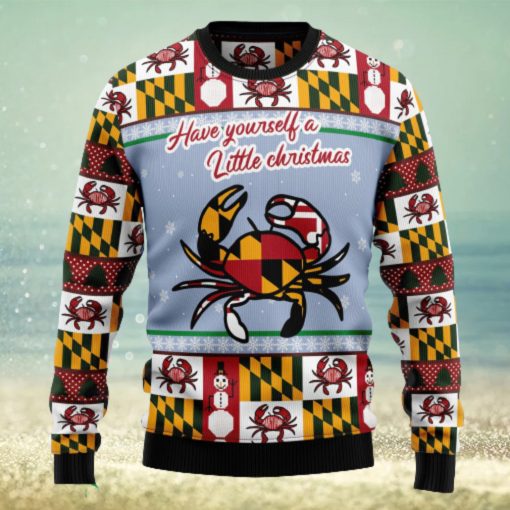 Maryland Symbols Ugly Christmas Sweater Thankgiving Gift Men Women